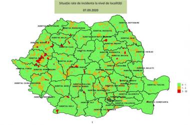 Analiza epidemiologică pe localități pe baza căruia se stabilește modul de începere a anului școlar